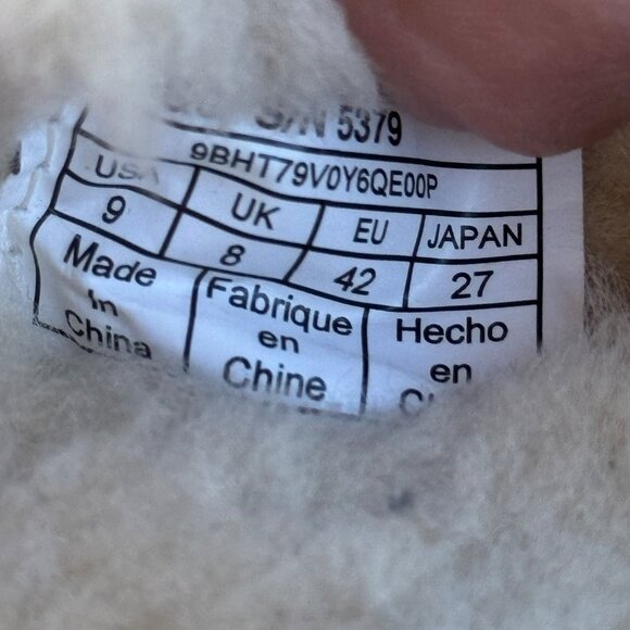 UGG Mens Shearling Lined Leather Slippers Size 9 UK 8 EU 42 - Picture 5 of 13